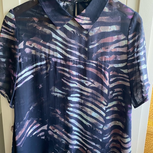 Periphery Sheer Blouse - Picture 2 of 4